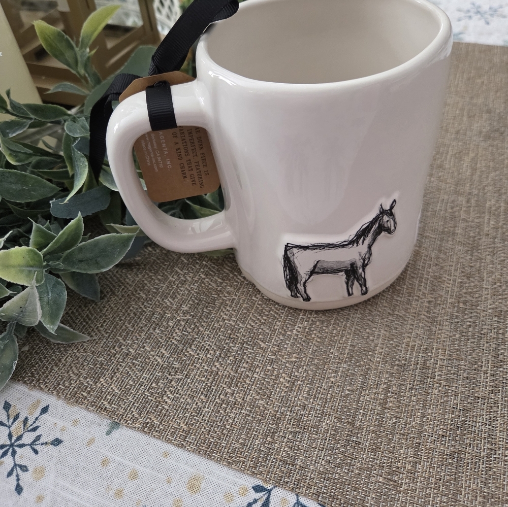 Rae Dunn White Mug with "Not My First Rodeo" - Picture 2 of 2
